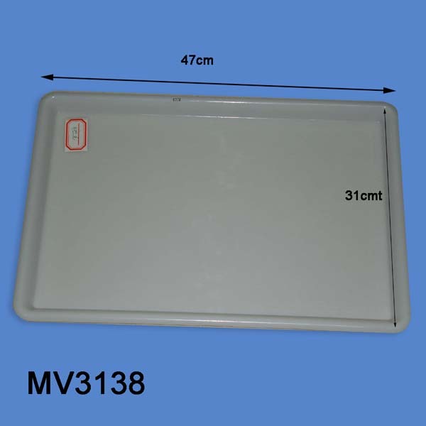 PLASTIC WATER TRAY WHITE COLOUR