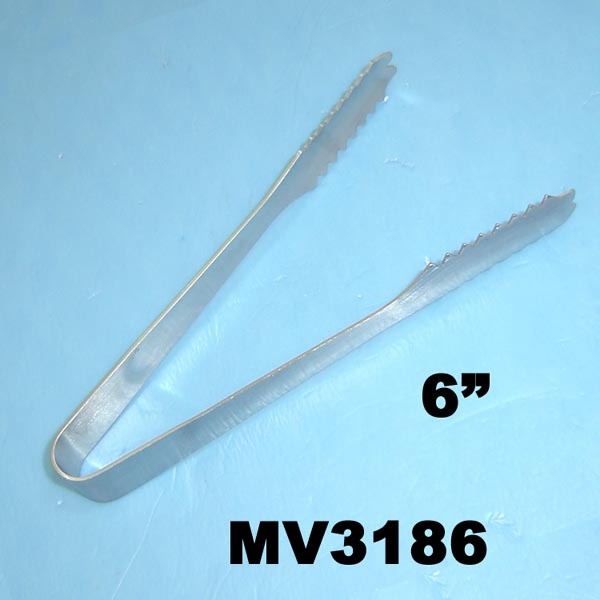 6in SS FOOD TONGS