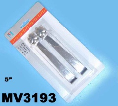 2PCS 5in SS FOOD TONGS