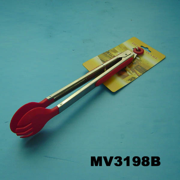 NYLON KITCHEN BBQ PASTA SPAGHETTI TONGS TC