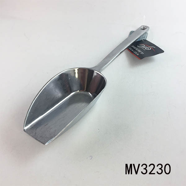 6OZ ALUMINUM ICE SCOOP with LABEL