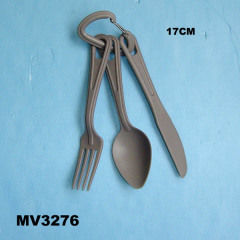 3PCS PLASTIC CUTLERY SET