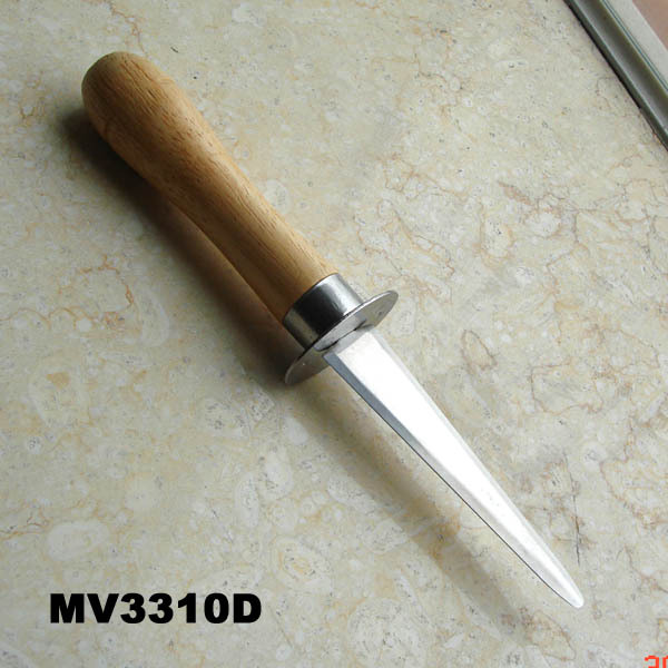 OYSTER KNIFE WOODEN Handle T C