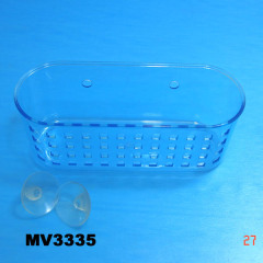PLASTIC BATH RACK 2PCS CUP SUCTION