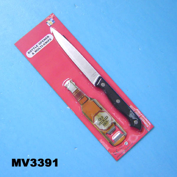 BOTTLE OPENER and MULTI KNIFE