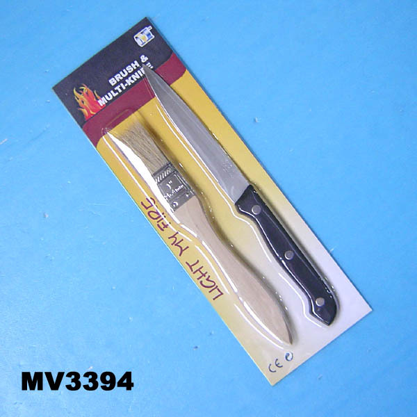 BRUSH and MULTI KNIFEBBQ SET