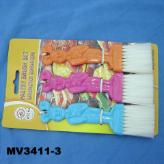 3PCS PEOPLE SHAPE Handle BRUSH TC