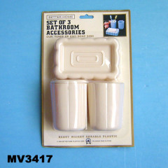 SET of 3 BATHROOM ACCESSORIES