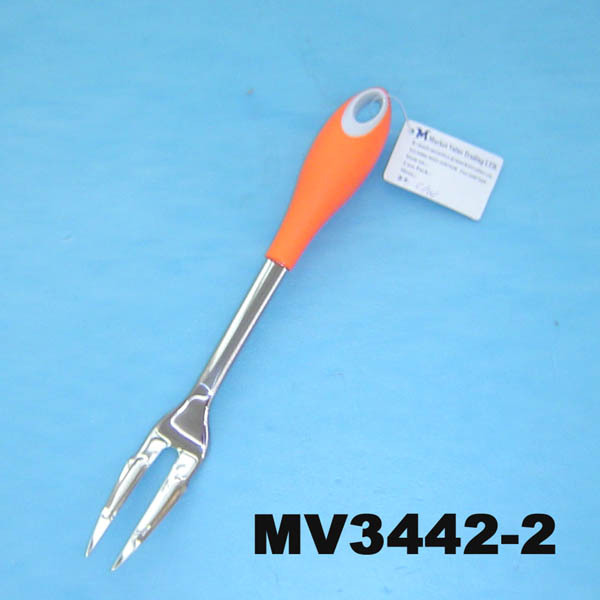 KITCHEN TOOLS FORK with PLASTIC Handle