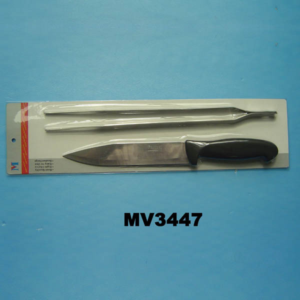6.5in MEAT KNIFE with 12.5in SS FOOD TONG