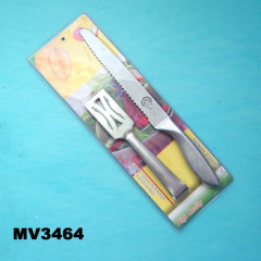SS BREAD KNIFE and FOOD TONG