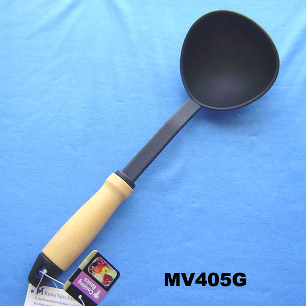 NYLON LADLE WOODEN Handle