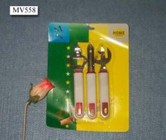 2PCS OPENER and 1PC PEELER