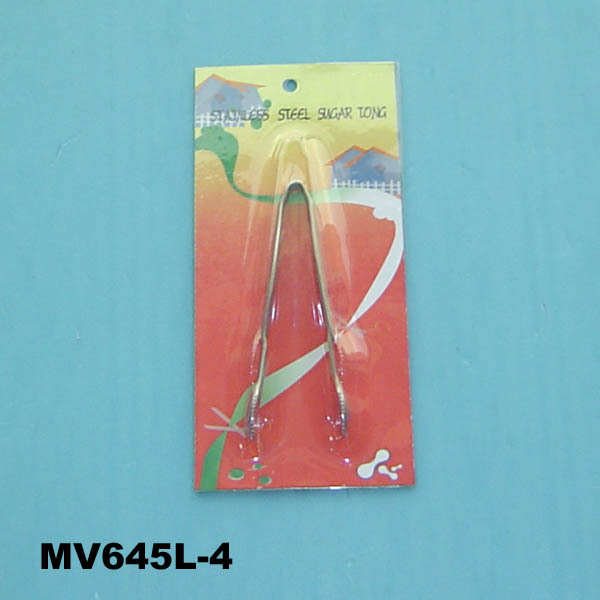 4in SS TEEL SUGAR TONG