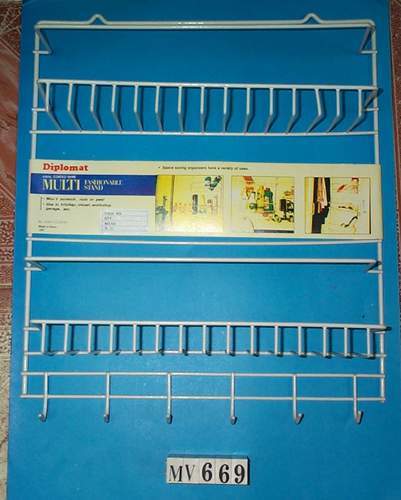 2 TIERS VINYL COATED SUNDRIES RACK