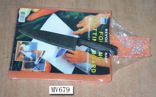 CUTTING BOARD with KNIFE