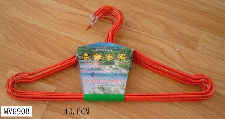 10PCS VINYL COATED HANGER
