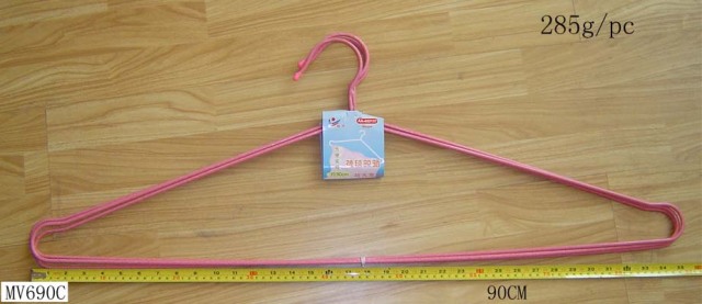 3PCS VINYL COATED HANGER