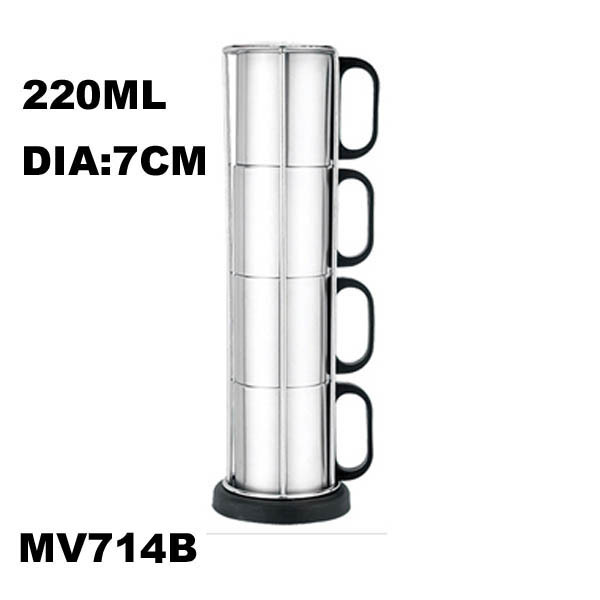 SS SET of 4 COFFEE CUP