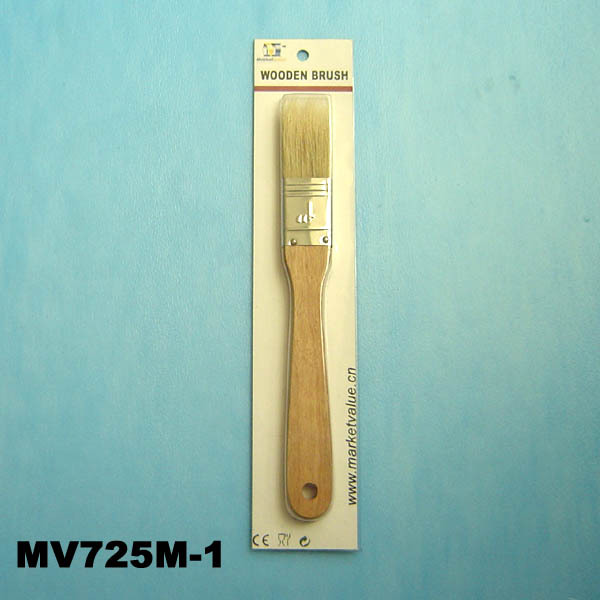 OIL BRUSH with WOODEN Handle style 3