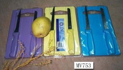 2PCS KNIFE with CUTTING BOARD