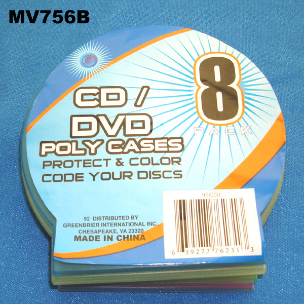 8PCS CD and DVDCOVER BOX