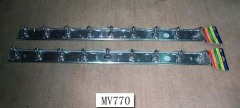 9 HOOKS HANGER SS BOARD with PLASTIC HOOKS