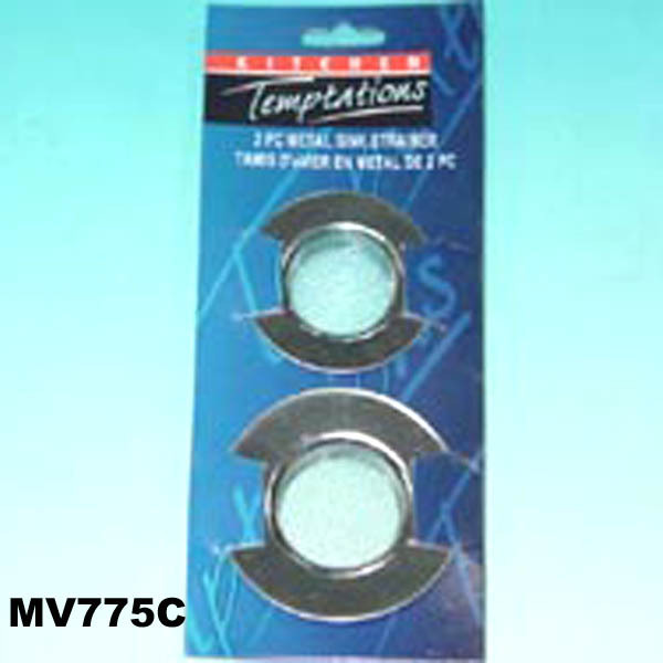 2 PC SINK STRAINER SS