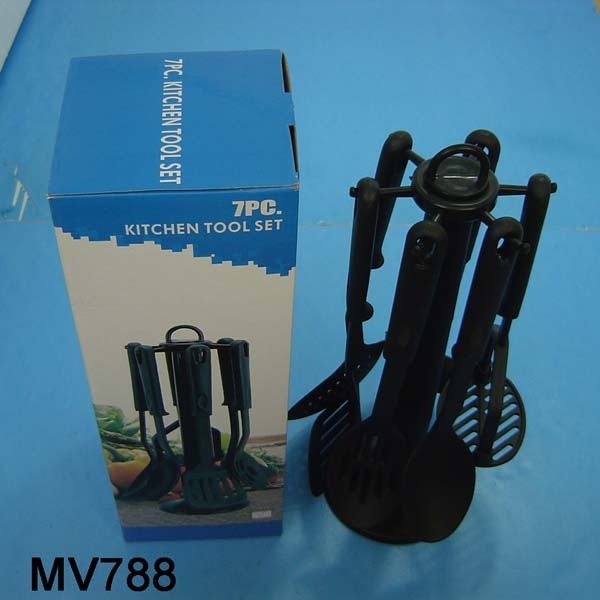 7PCS KITCHEN TOOL in CB PP Handle