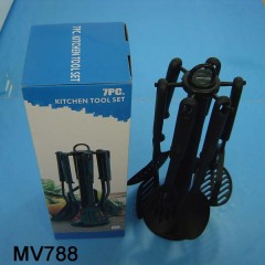 7PCS KITCHEN TOOL in CB PP Handle