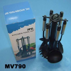 7PCS PLASTIC KITCHEN TOOL WRACK