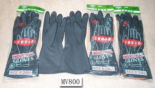 INDUSTRY RUBBER GLOVES IN COLOUR BAG