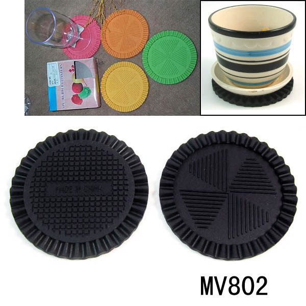 4PCS RUBBER CUP COASTER in CB