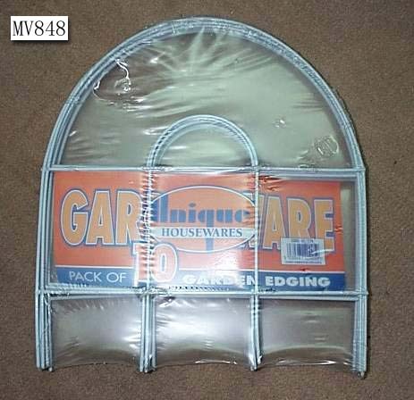 9.5in X10in VINYL COATED FENCE WHITE