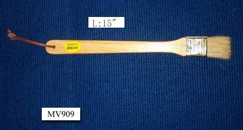 15in RUBBER WOOD Handle FOOD BRUSH