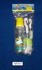 2PCS MILK BOTTLE BRUSH with MILK BOTTLE