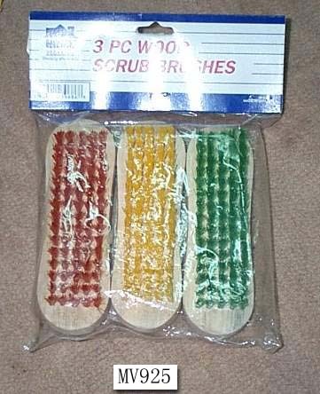 3PCS SHOES BRUSH in PVC BAG with HANG CARD