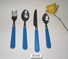 4PCS CUTLERY SET with PP Handle style 2
