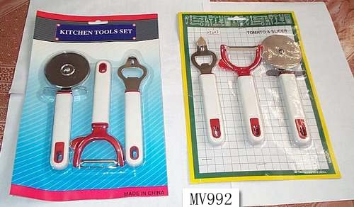 3PCS PEELER and OPENER and PANCAKER CUTTER