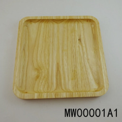 OAK PLATE SERVING DISH