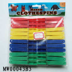 24PCS PLASTIC CLOTHES PEGS with PE SHRINK style 4