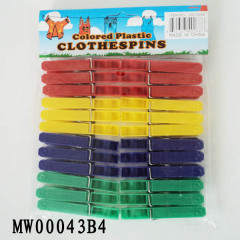 24PCS PLASTIC CLOTHES PEGS with PE SHRINK style 5