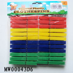 24PCS PLASTIC CLOTHES PEGS with PE SHRINK style 16