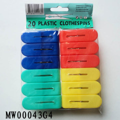 12PCS PLASTIC CLOTHES PEGS with PE SHRINK