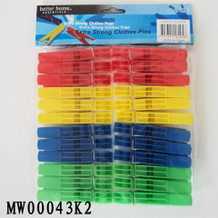 24PCS PLASTIC CLOTHES PEGS with PE SHRINK style 42