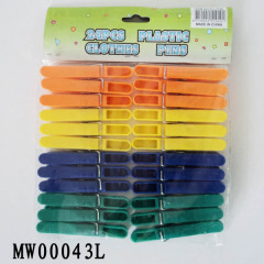 24PCS PLASTIC CLOTHES PEGS with PE SHRINK style 45