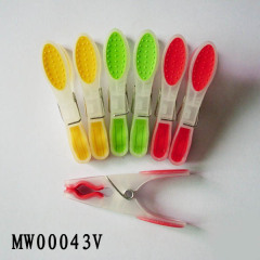12PCS PLASTIC CLOTHES PEGS with 0PP with HEADCARD