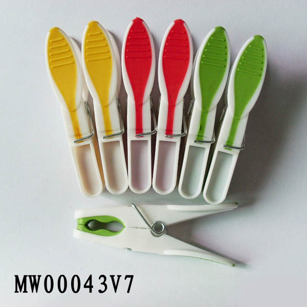 12PCS PLASTIC CLOTHES PEGS with 0PP with HEADCARD style 8