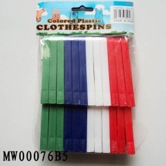 24PCS PLASTIC CLOTHES PEGS with PE SHRINK style 54