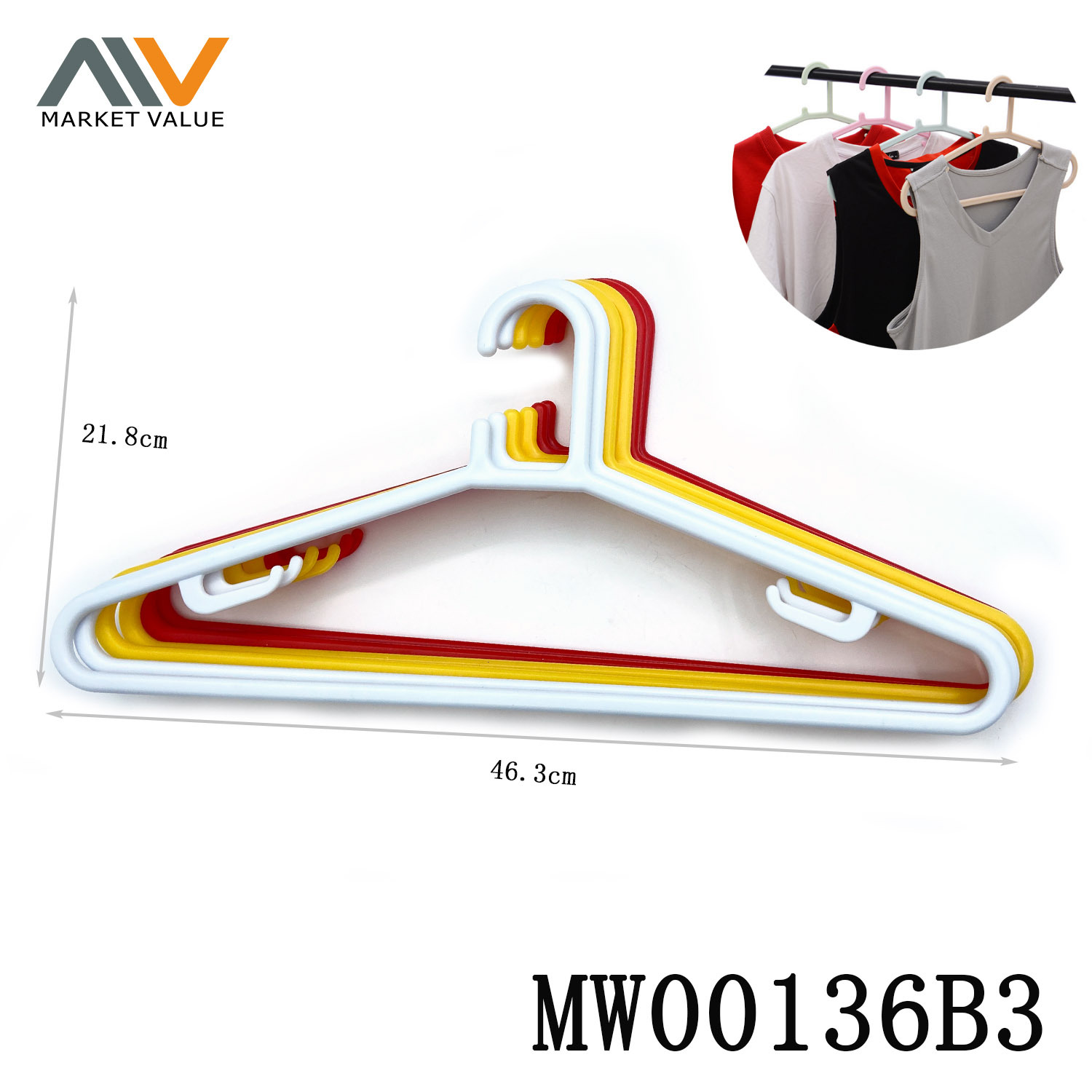 6 Piece Plastic Windproof Non Slip Drying Rack TC